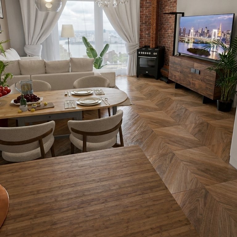 Industrial living room