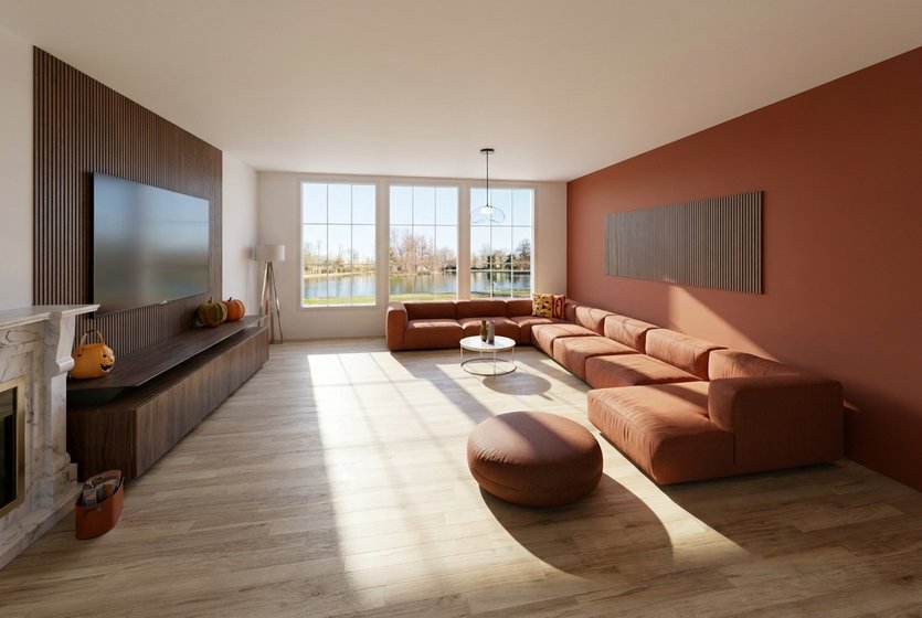 Mid-century living room
