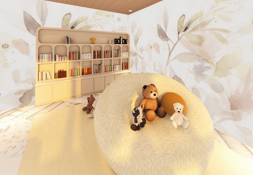 Mid-century kids room