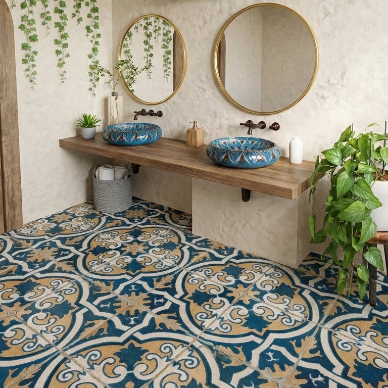 Mediterranean bathroom