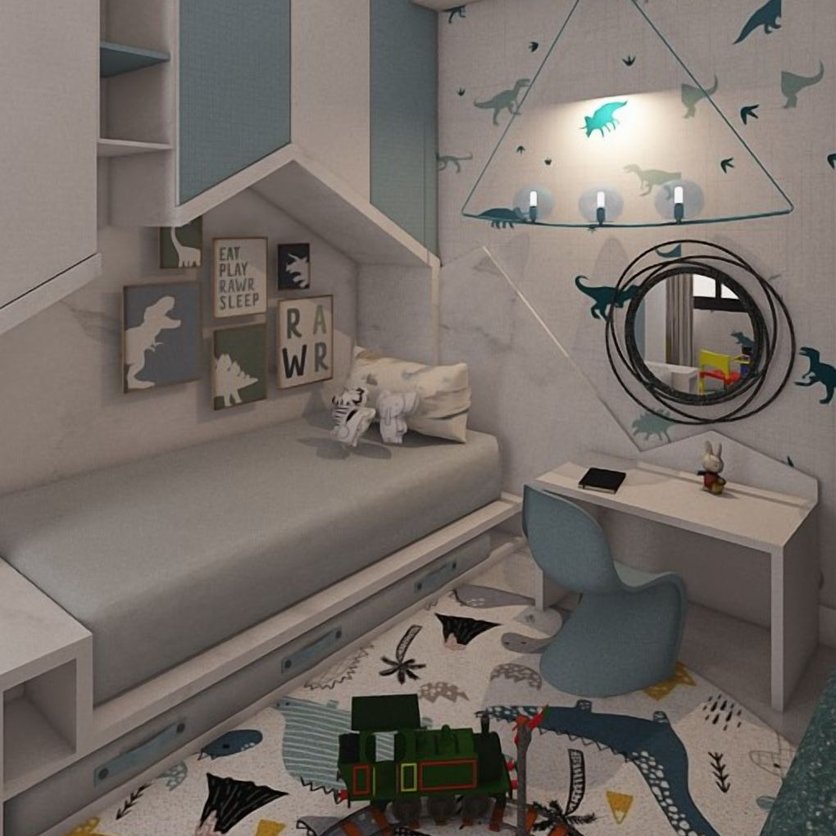 Mid-century bedroom