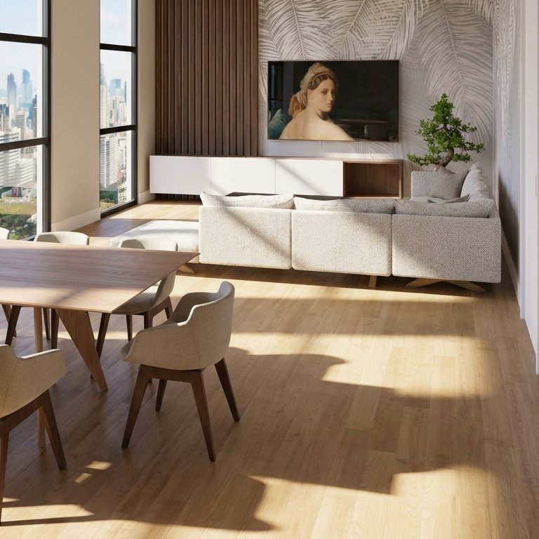 Mid-century living room