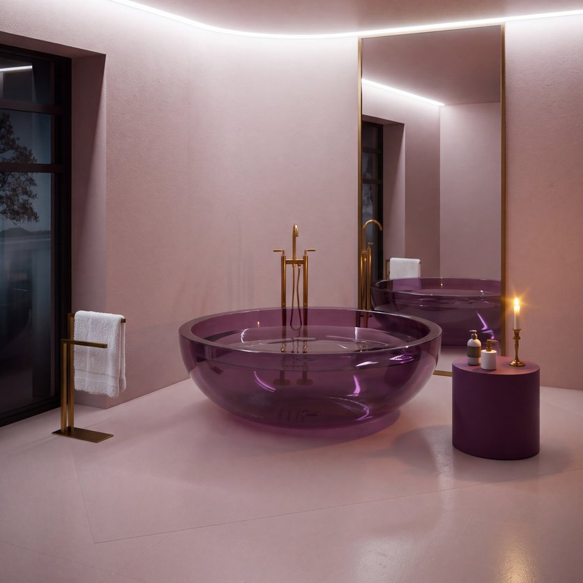 Mid-century bathroom