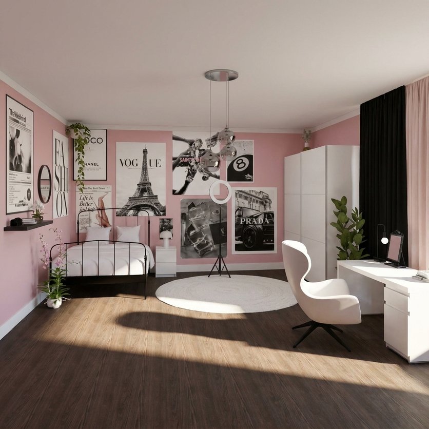 Mid-century bedroom