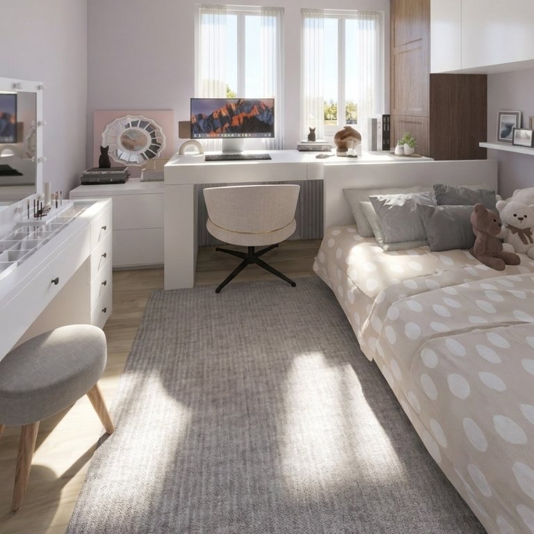 Mid-century bedroom