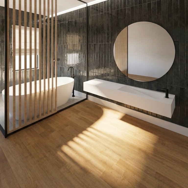 Mid-century bathroom