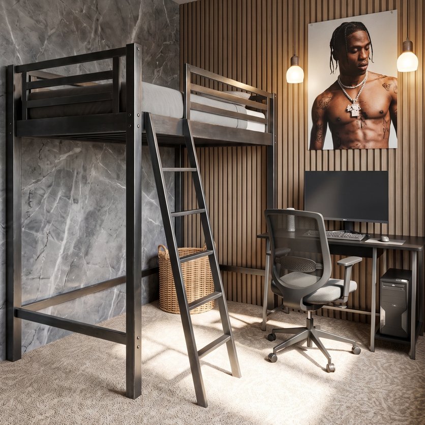 Mid-century bedroom