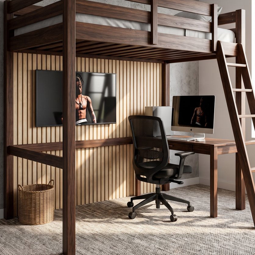 Mid-century bedroom