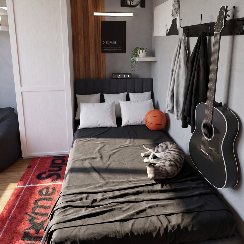 Mid-century bedroom