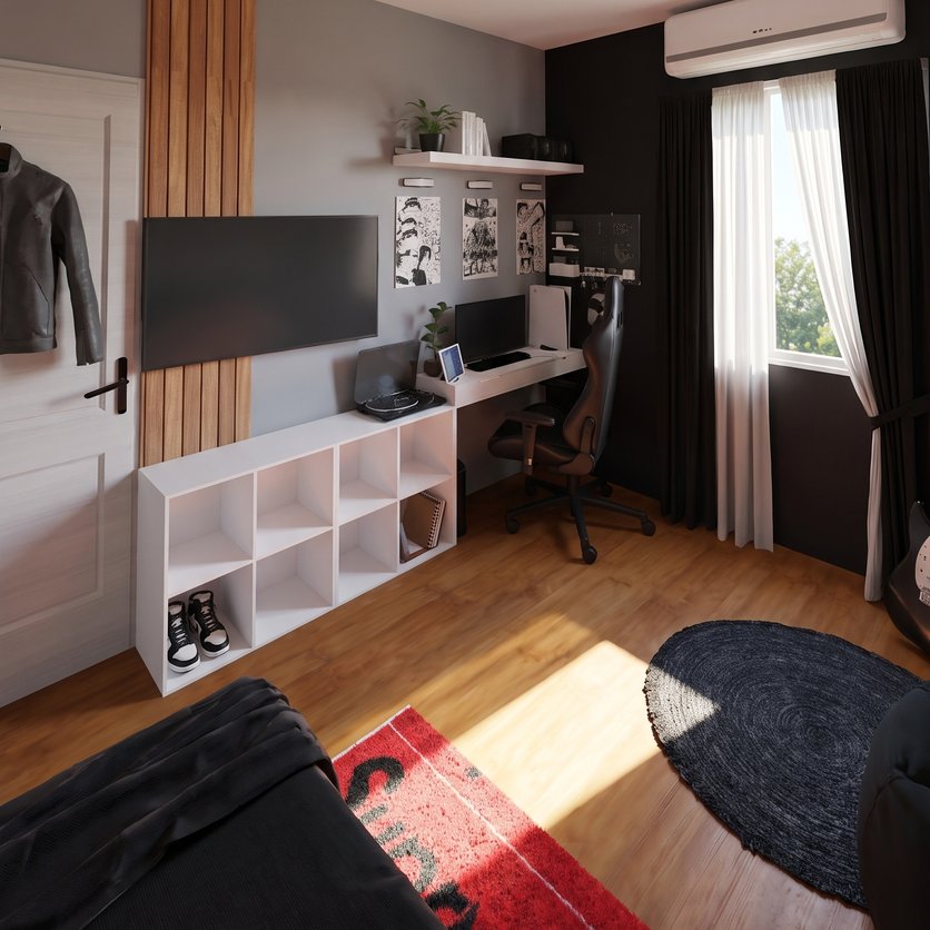 Mid-century bedroom