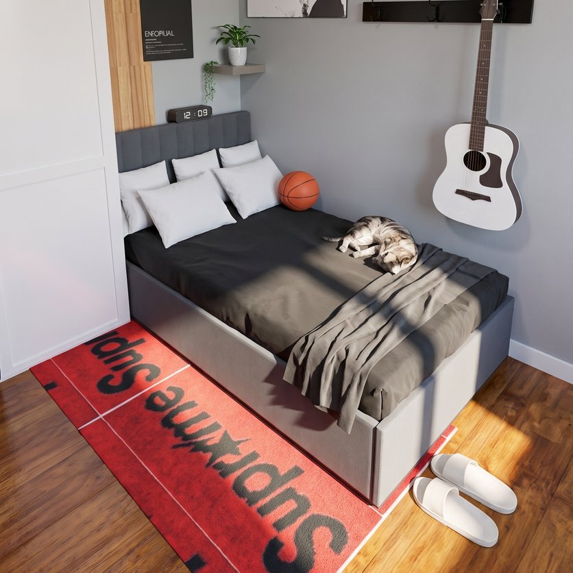 Mid-century bedroom