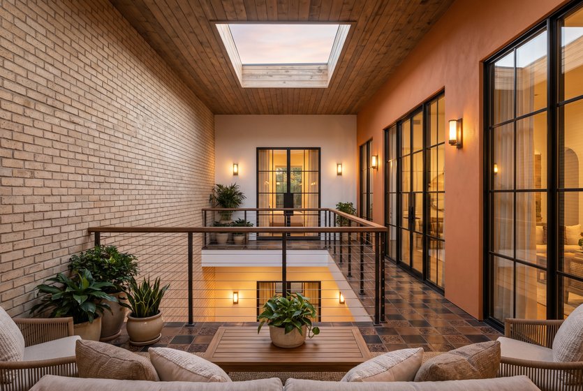 Contemporary outdoor space