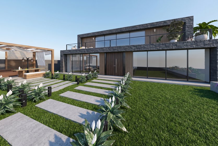 Mid-century outdoor space
