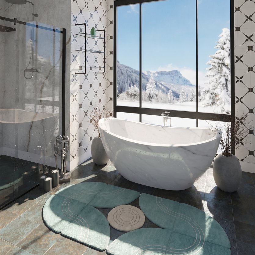 Mid-century bathroom