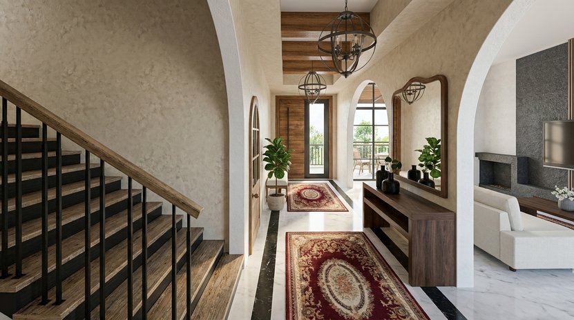 Contemporary hall