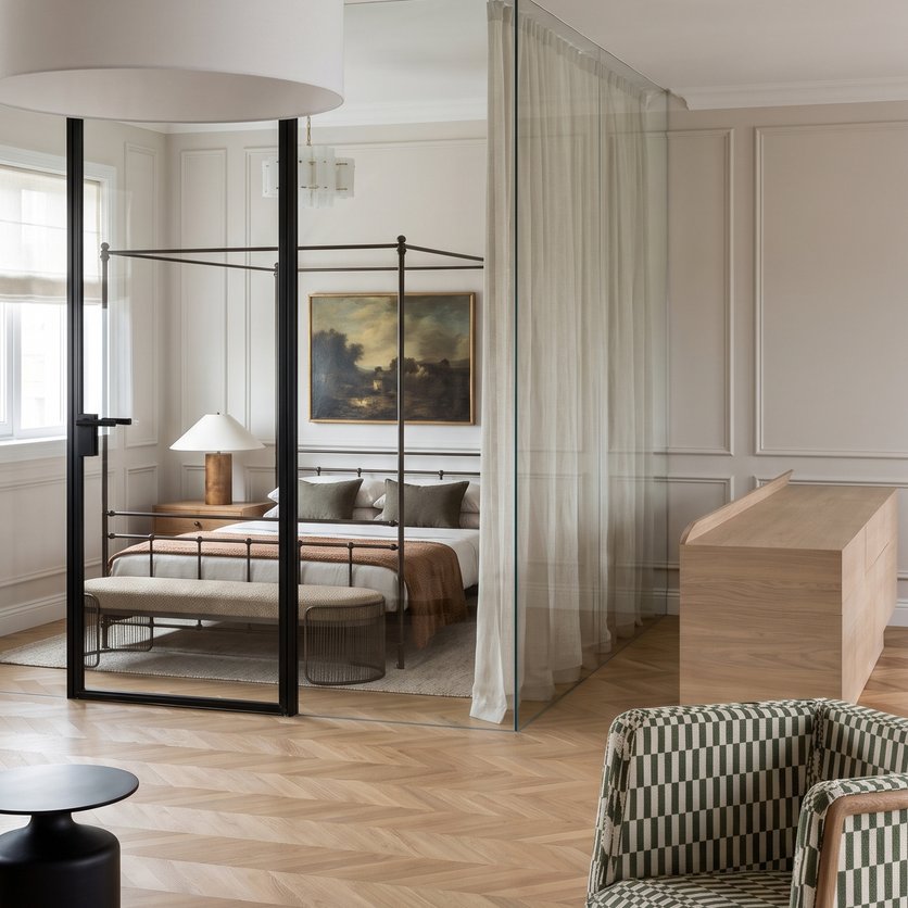 Mid-century bedroom