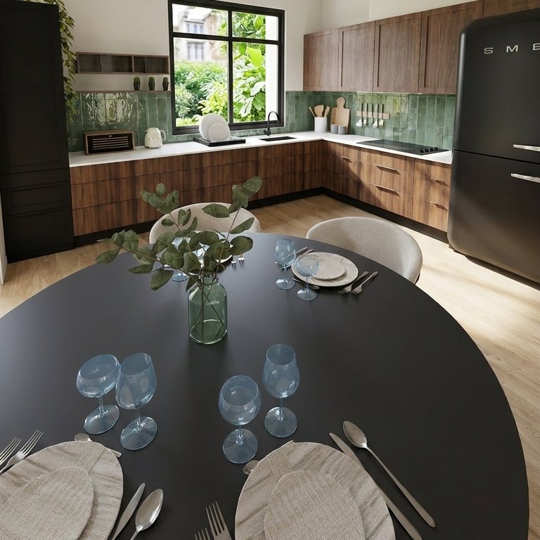 cucina in stile Mid-century