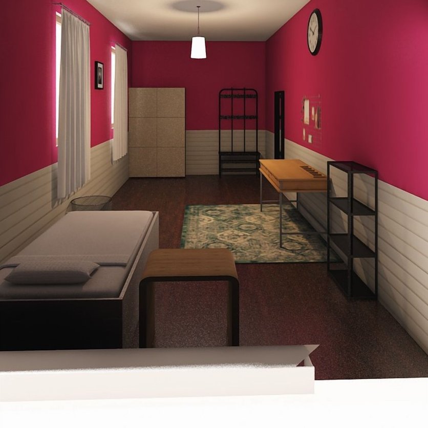 Contemporary bedroom