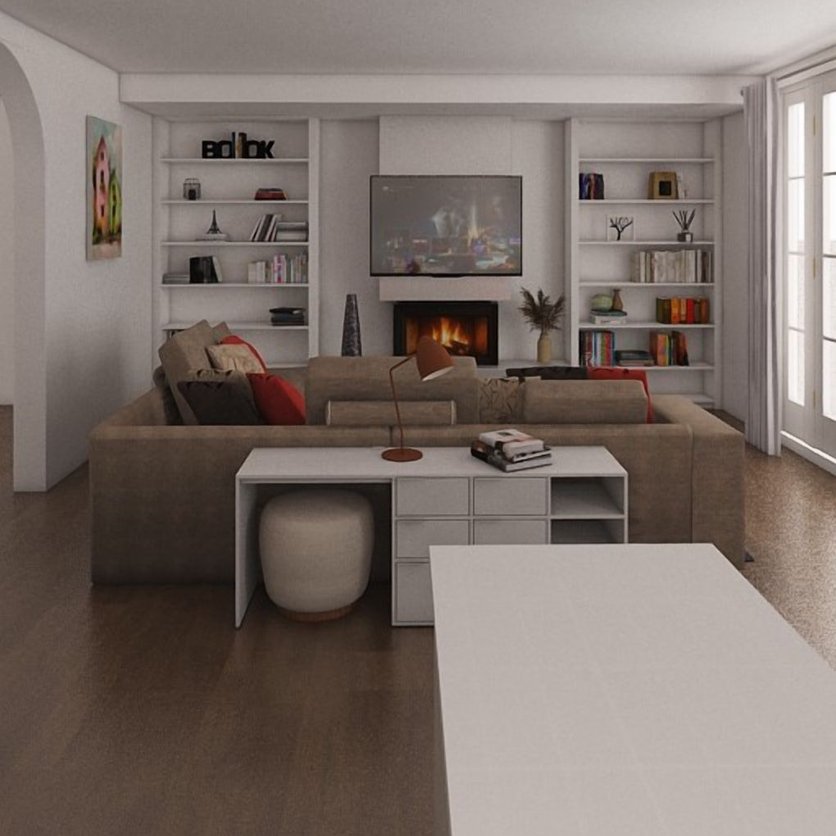 Traditional floor plan