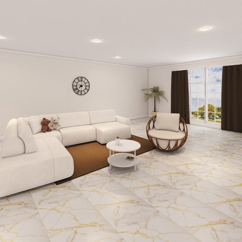 Mid-century living room