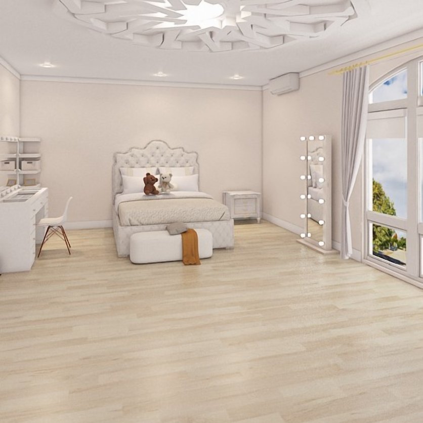 Mid-century bedroom