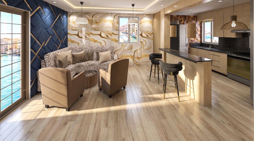 Contemporary living room