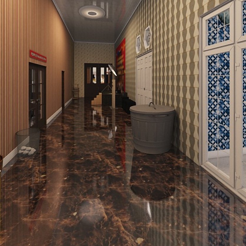 ingresso in stile Contemporaneo