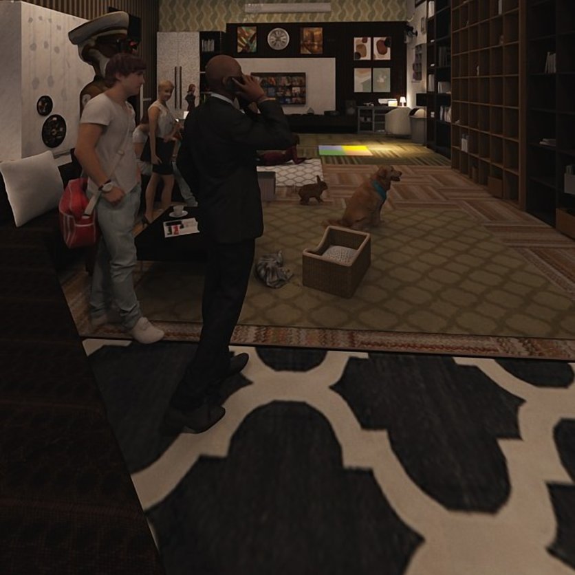 Contemporary living room