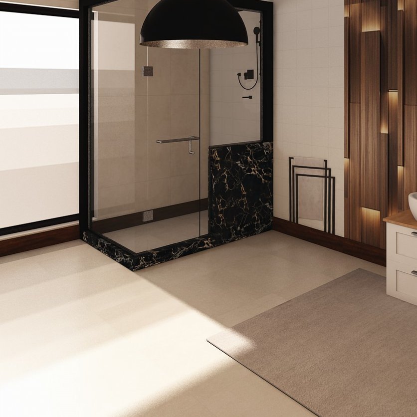 Mid-century bathroom