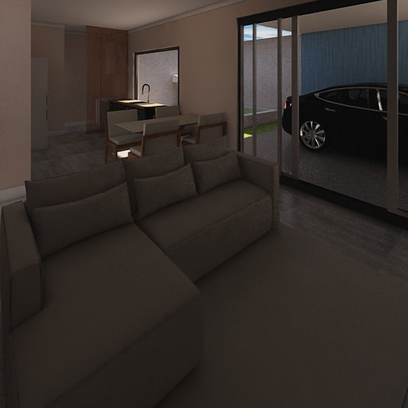 Mid-century living room