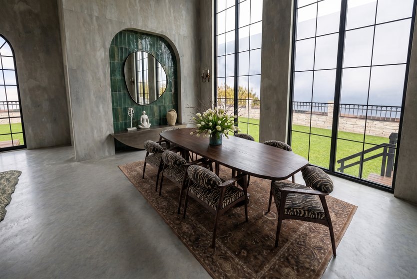 sala da pranzo in stile Mid-century