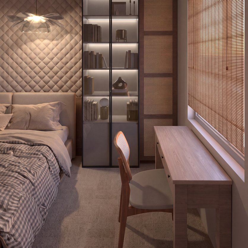 Mid-century bedroom