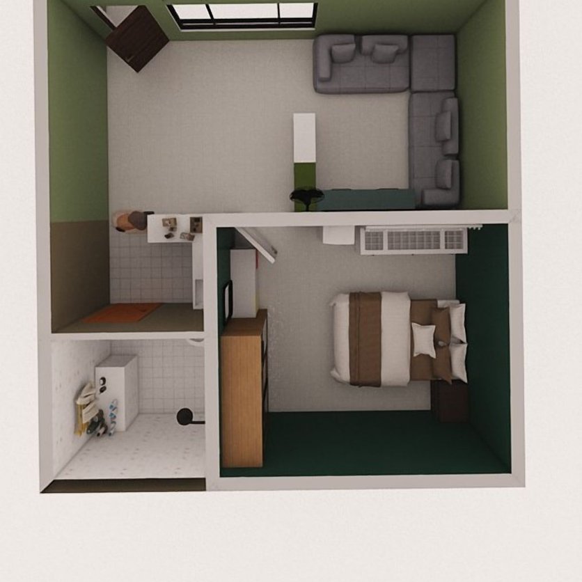 Contemporary floor plan