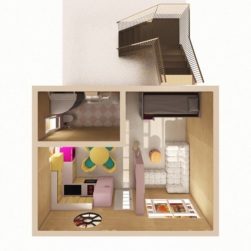 Memphis living room