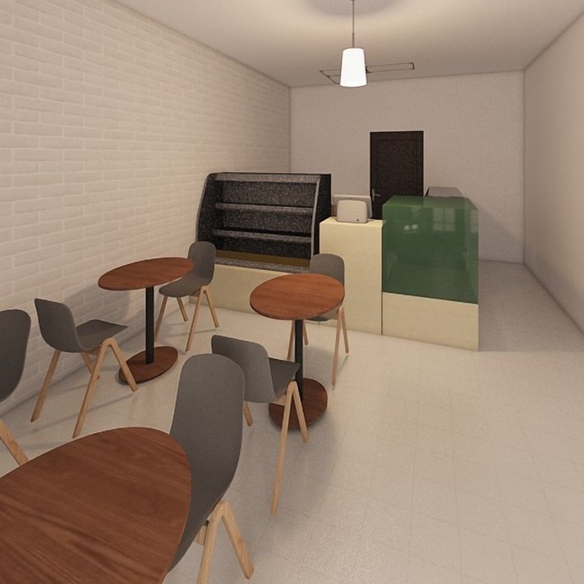 Mid-century cafe