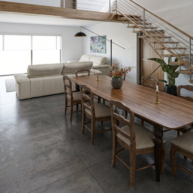 Mid-century living room