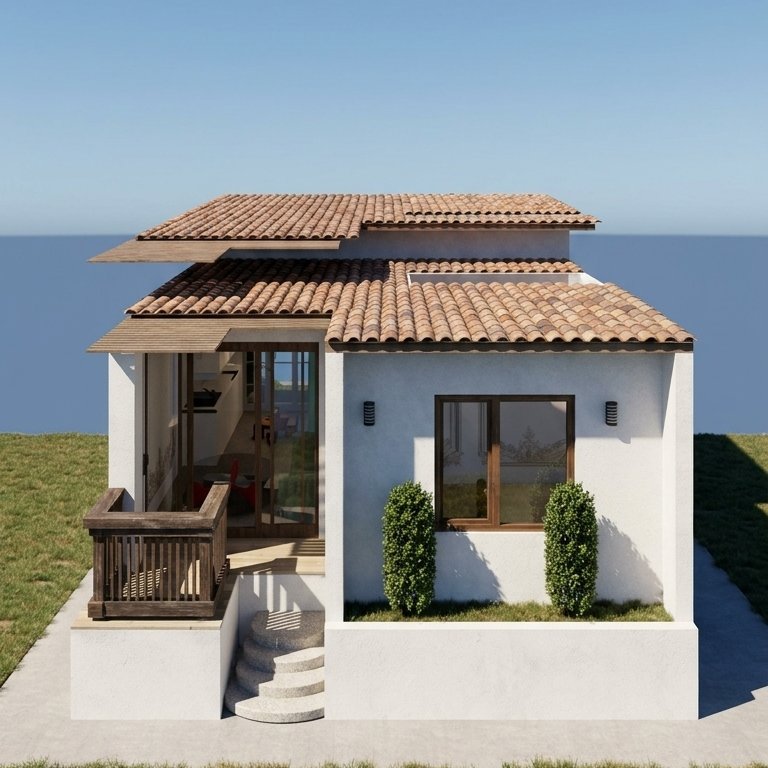 Facade Mediterranean outdoor space