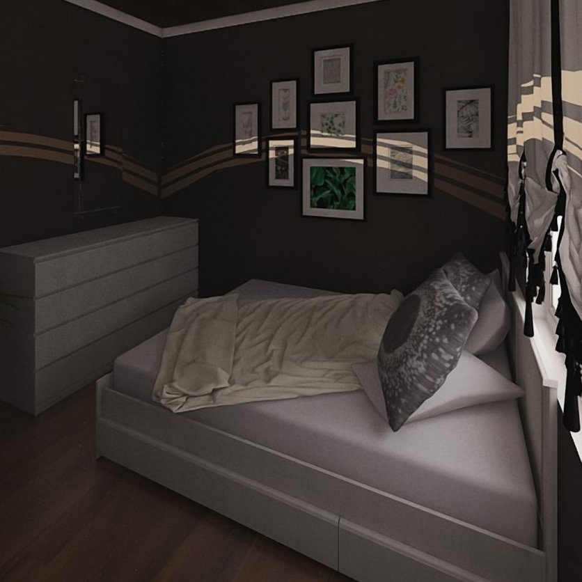 Mid-century bedroom