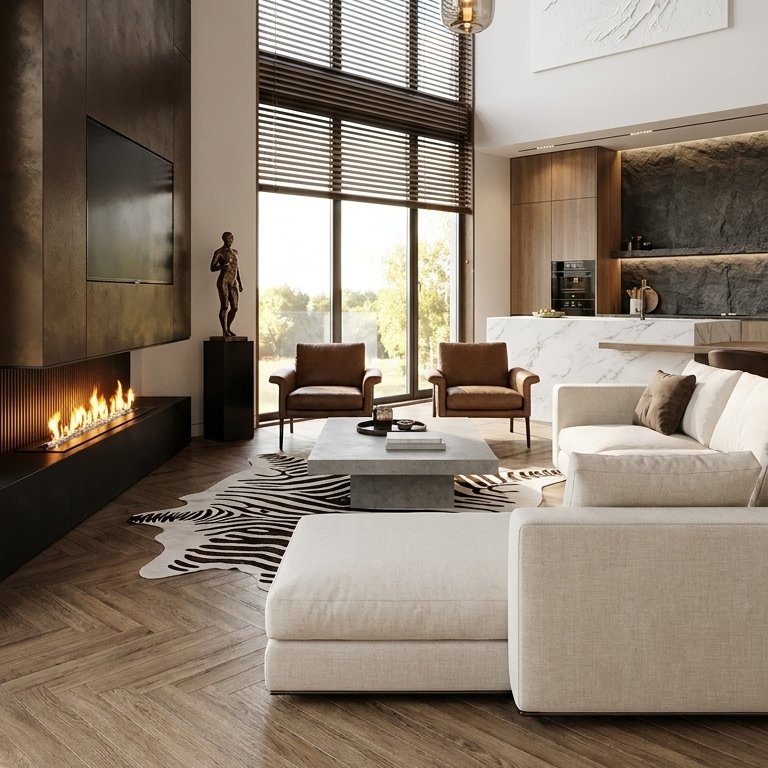 Mid-century living room