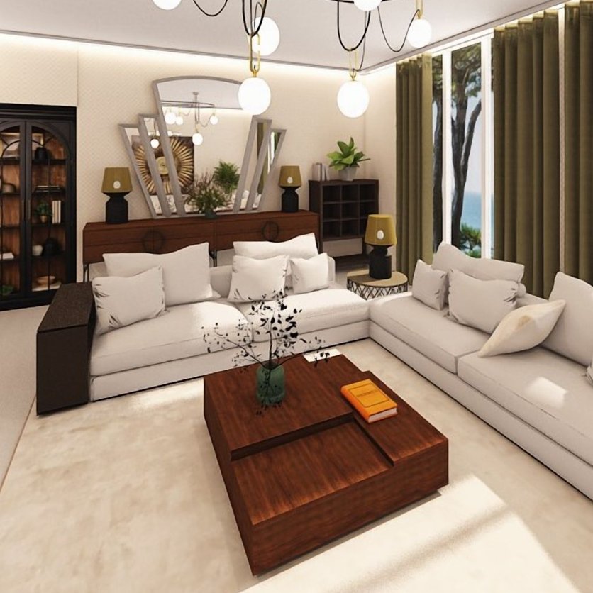 Contemporary living room
