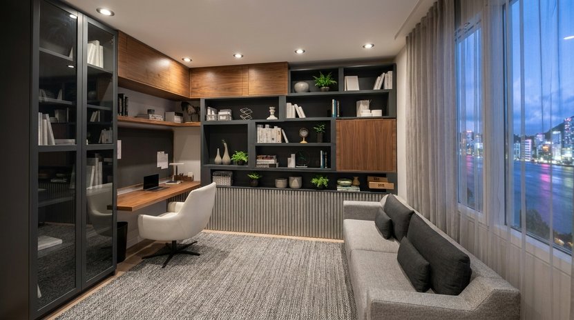 Mid-century home office
