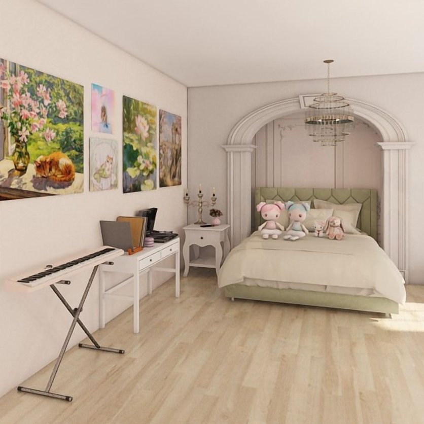 Traditional bedroom