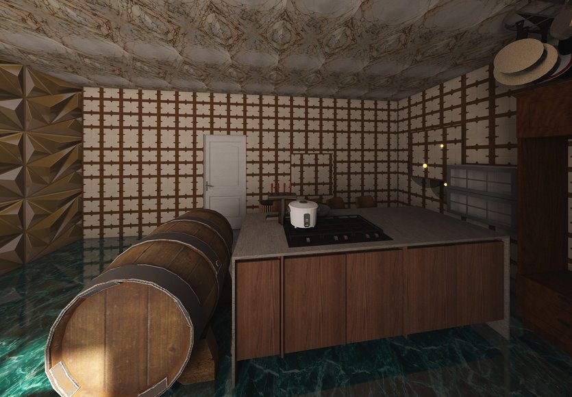Eclectic kitchen