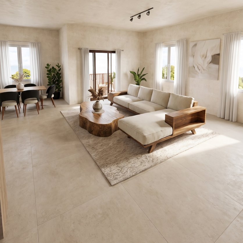 Mid-century living room