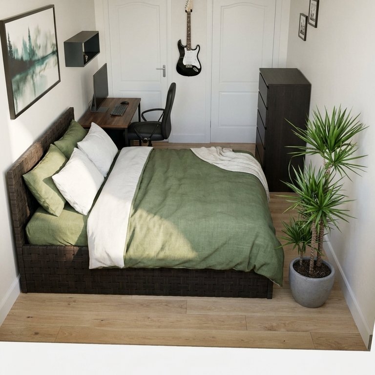 Mid-century bedroom