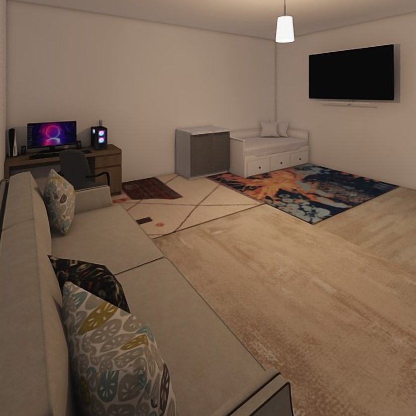 Contemporary living room