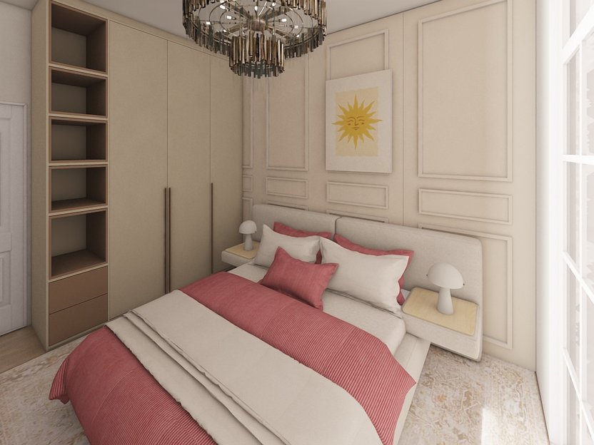 Mid-century bedroom
