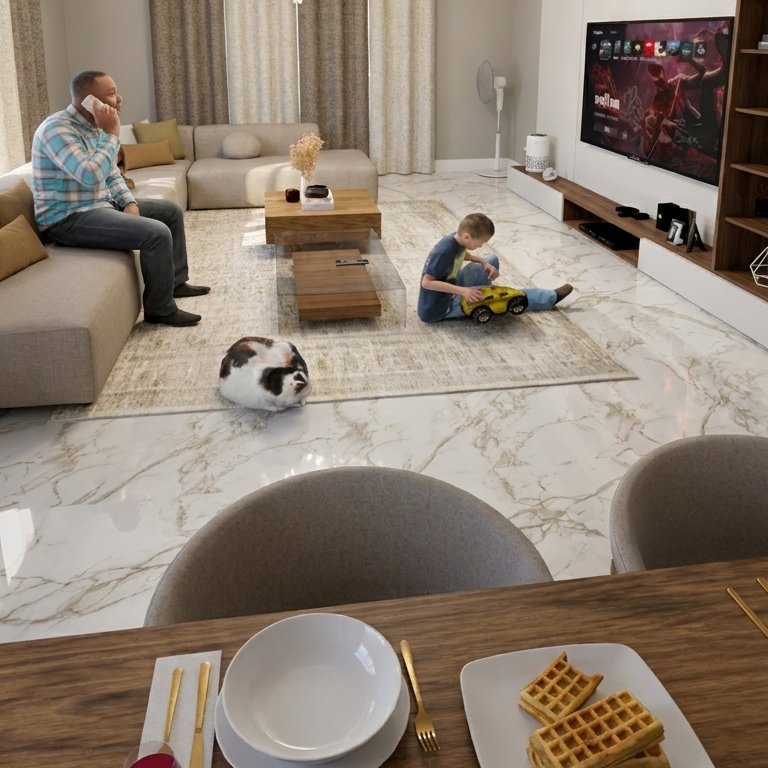 Mid-century living room