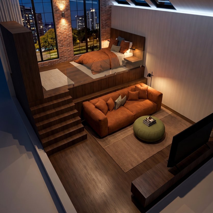 Industrial bedroom