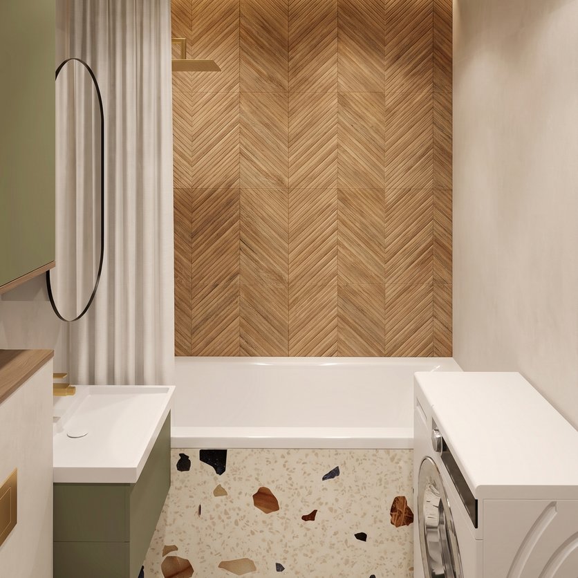 Mid-century bathroom
